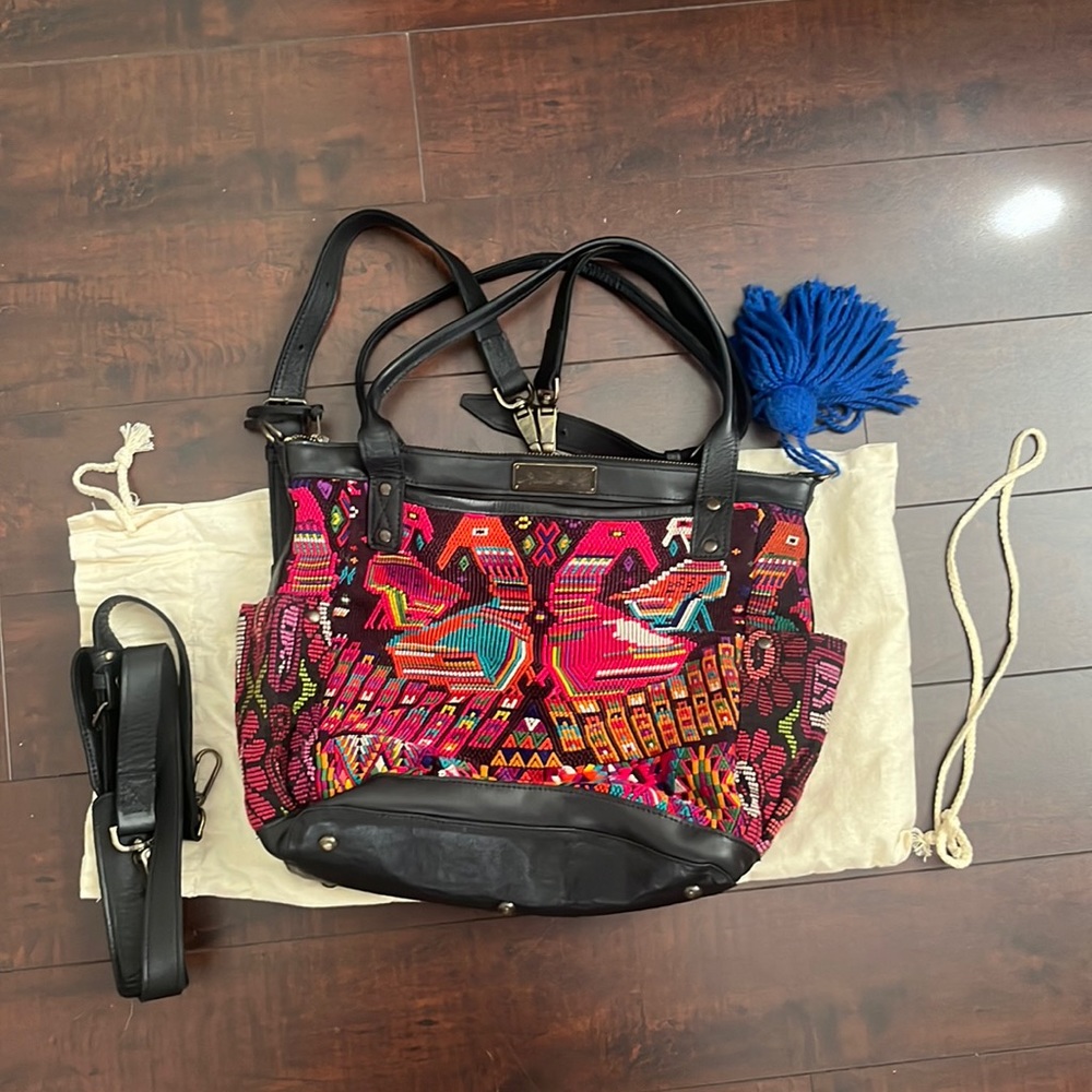 Nena & Co. Multicolor Woven Backpack